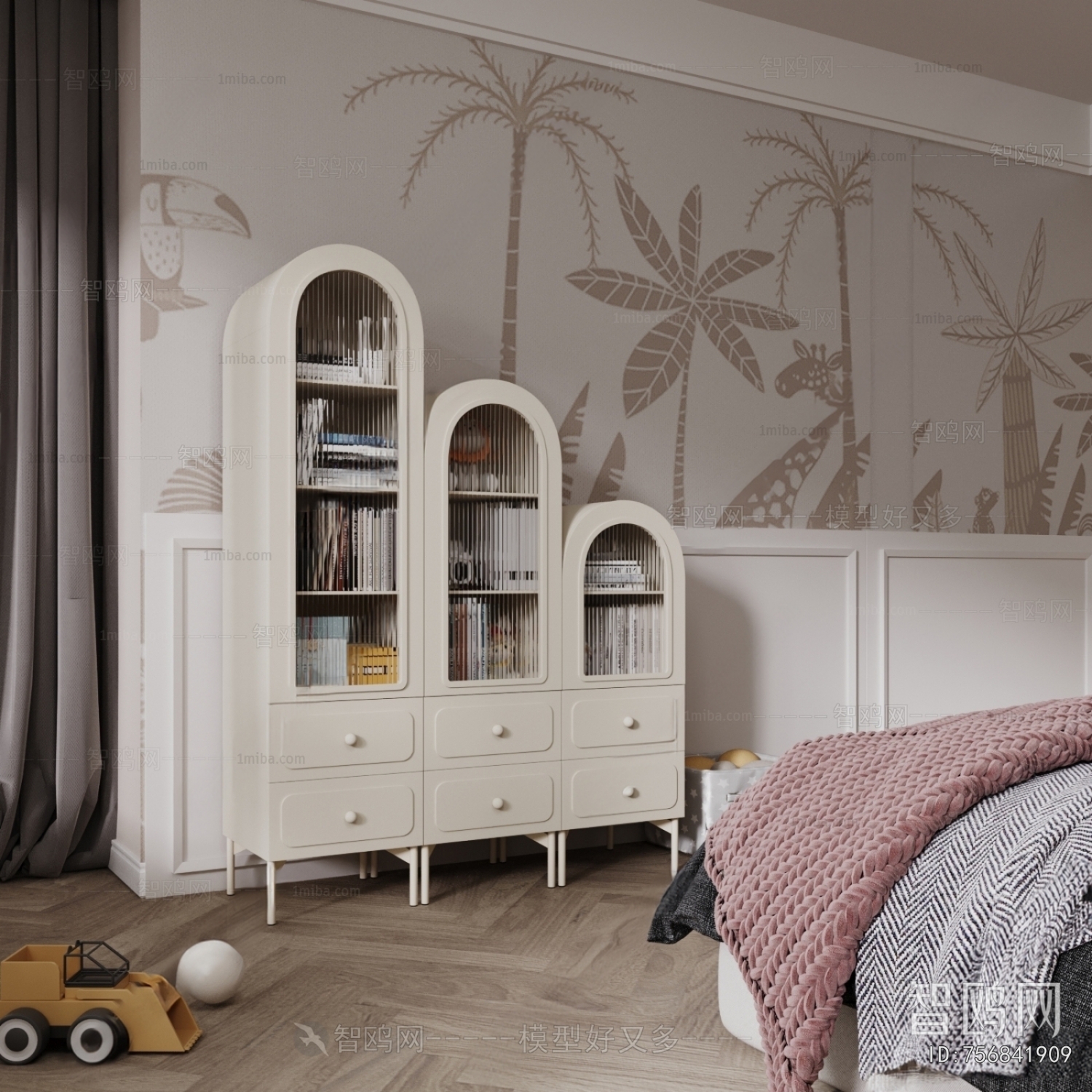 French Style Bookcase