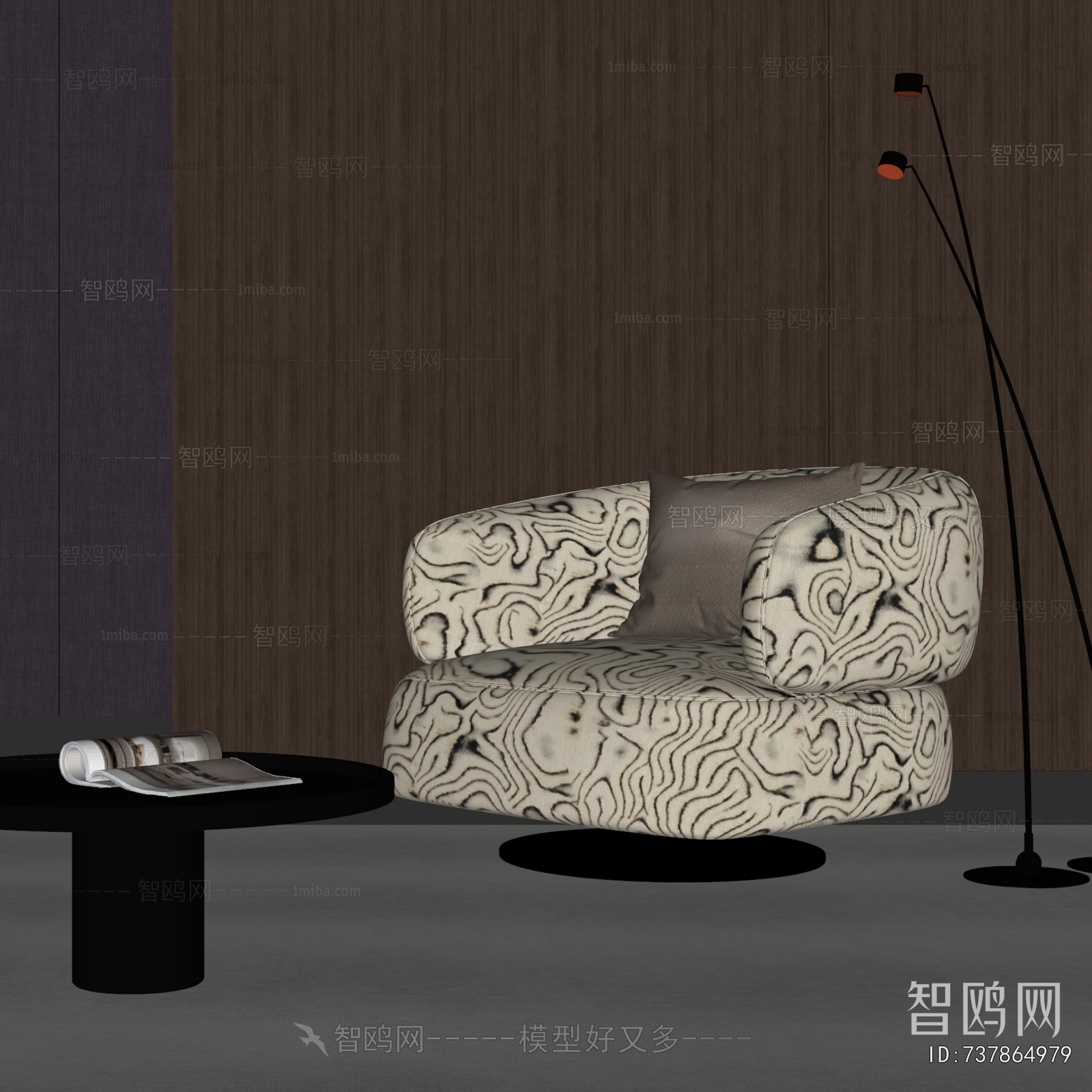 现代单人沙发