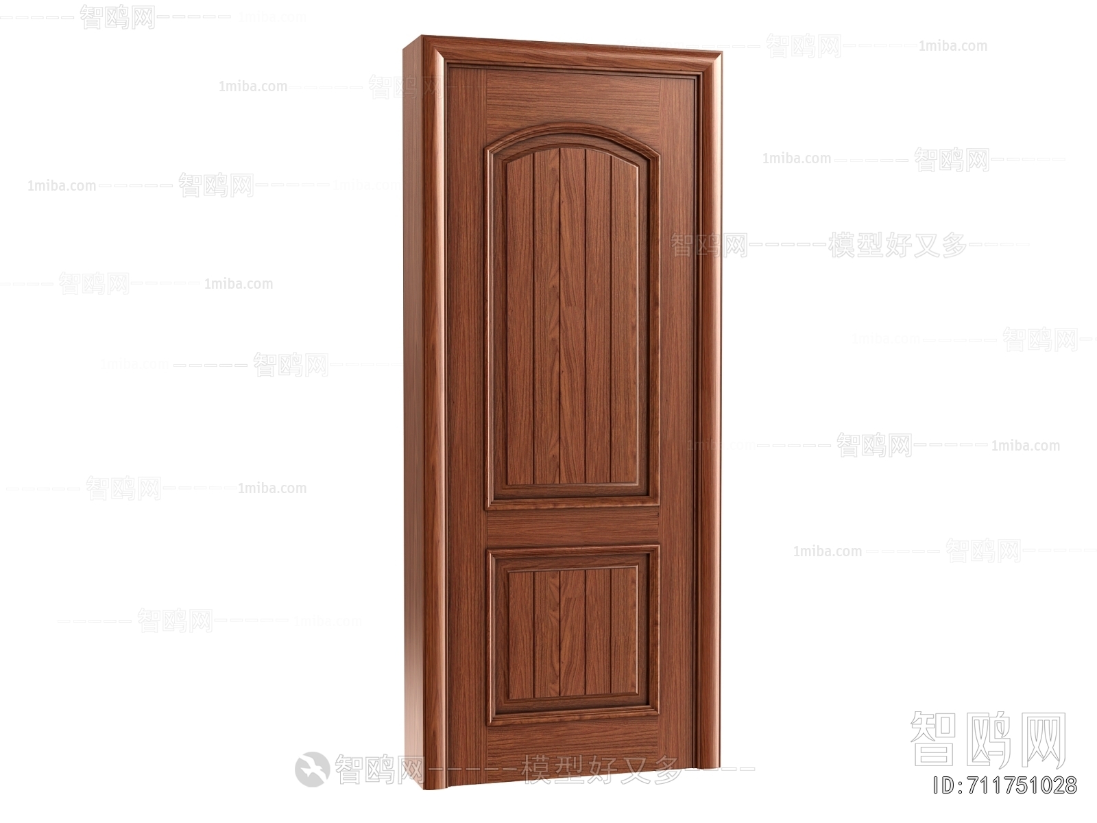 Simple European Style Single Door