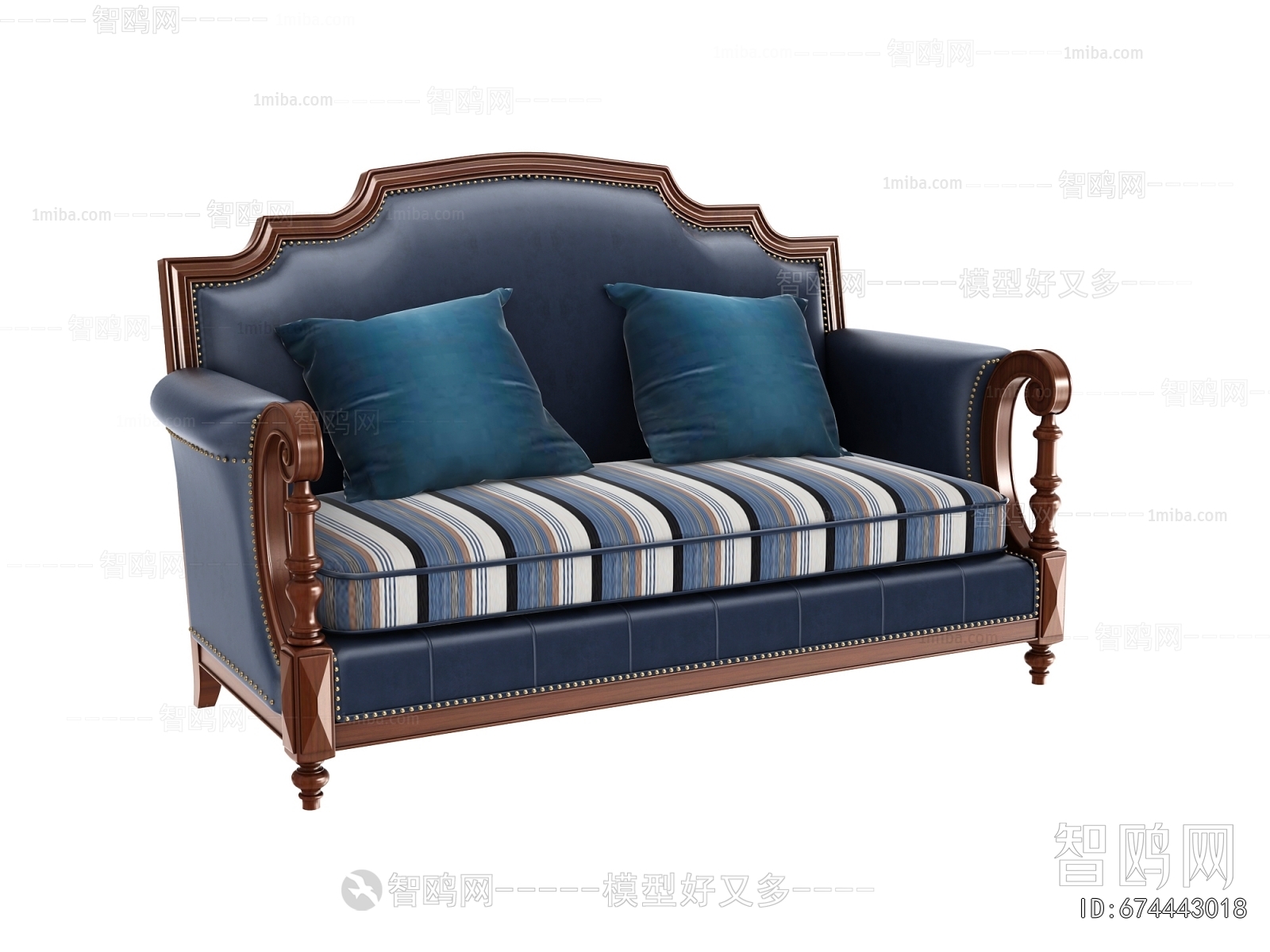 American Style A Sofa For Two