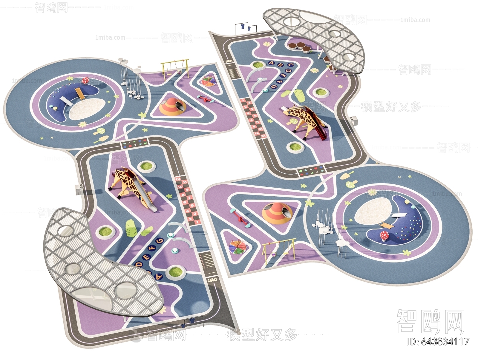 Modern Park Landscape