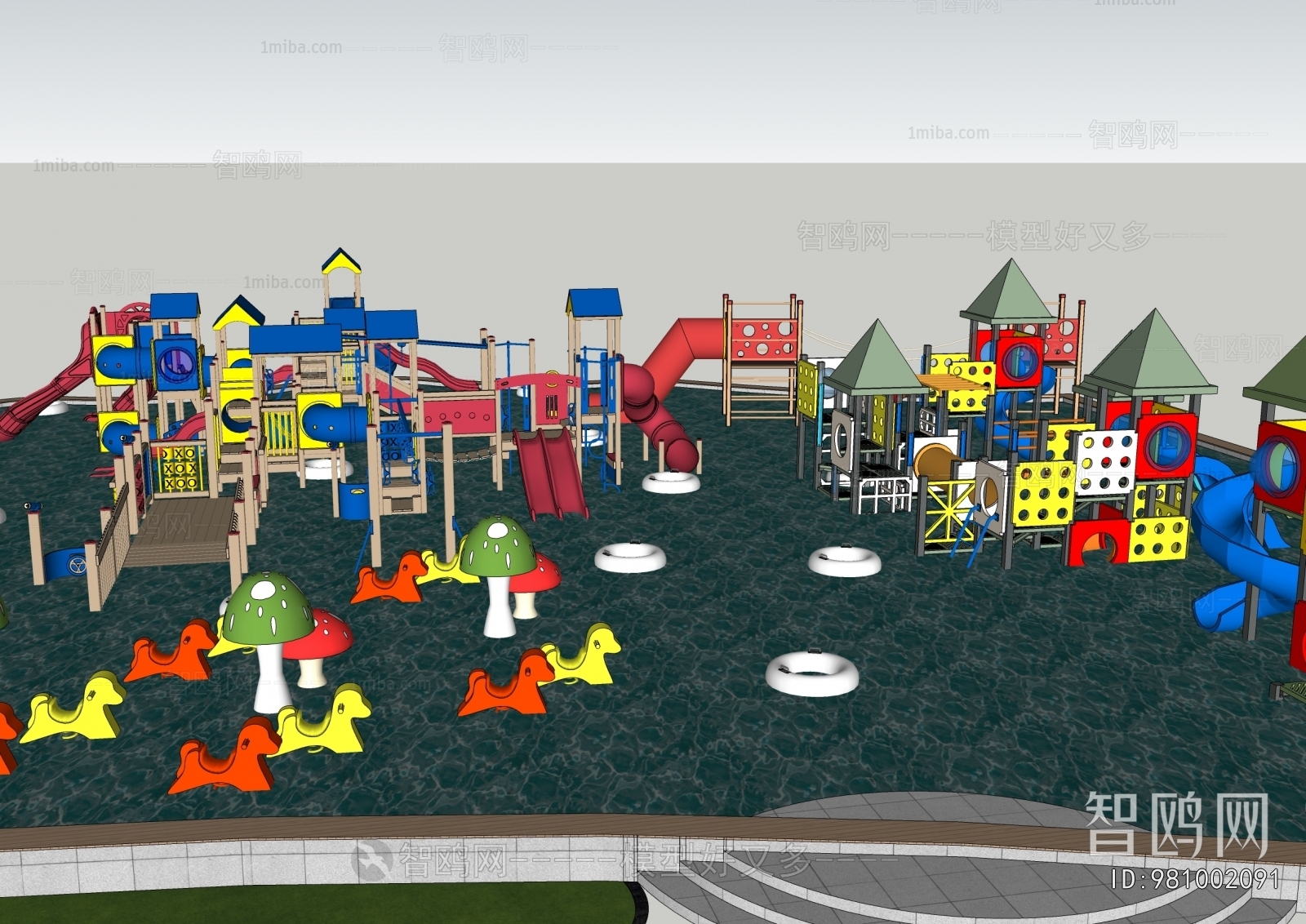 Modern Park Landscape