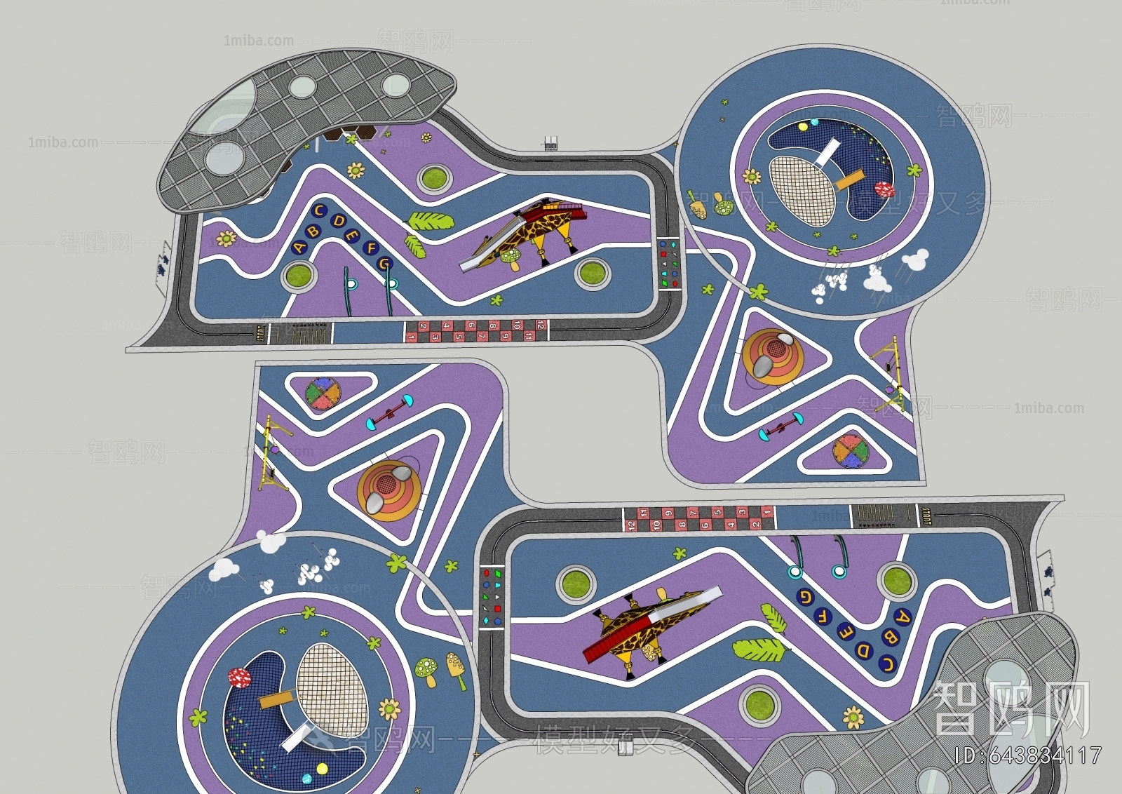 Modern Park Landscape