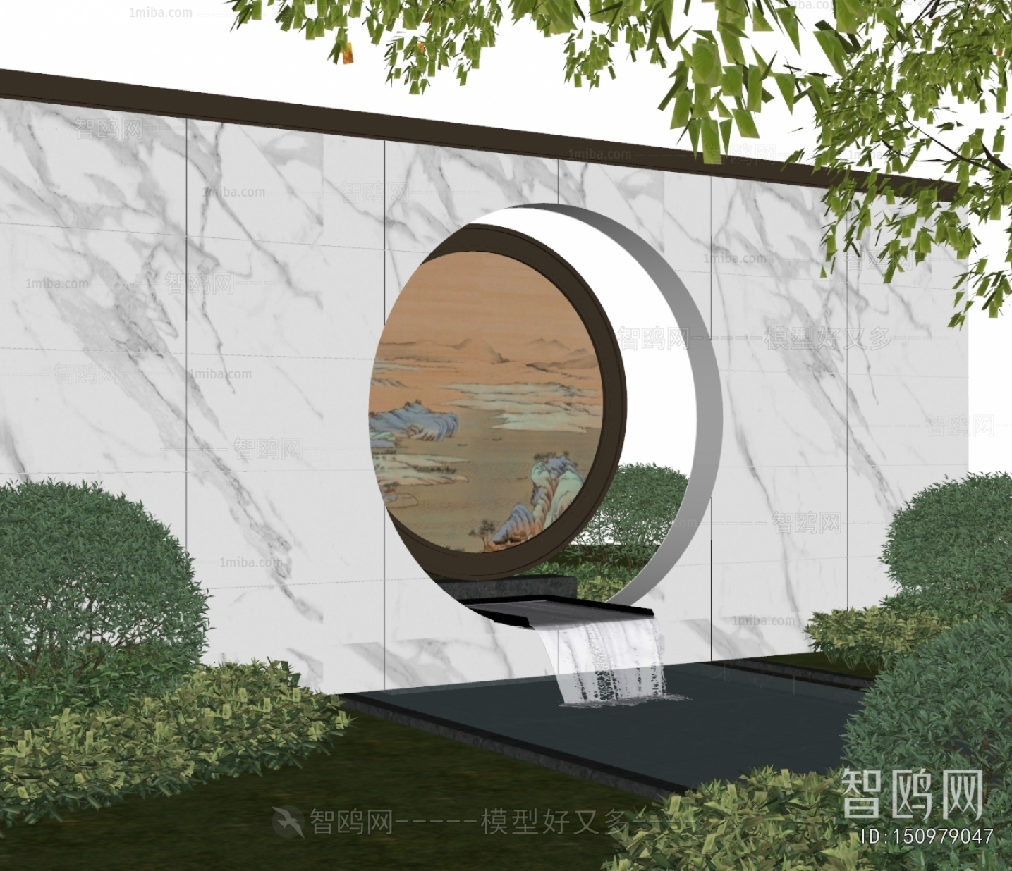 Modern Rockery Waterscape