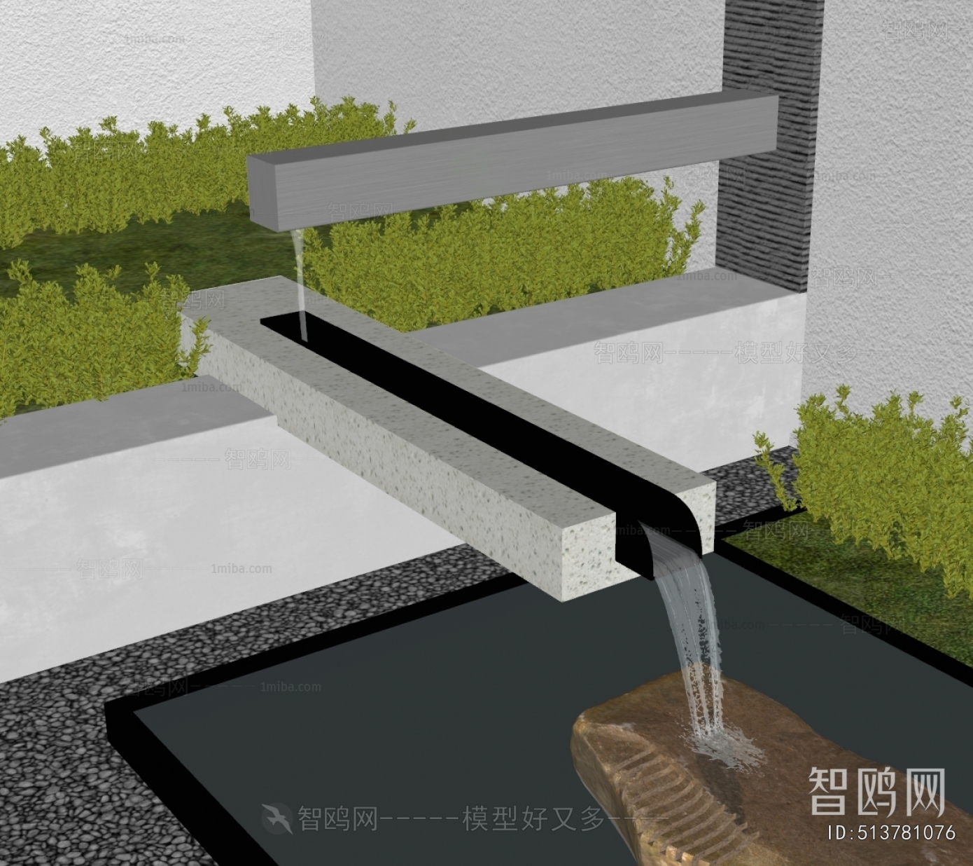 现代庭院水景观