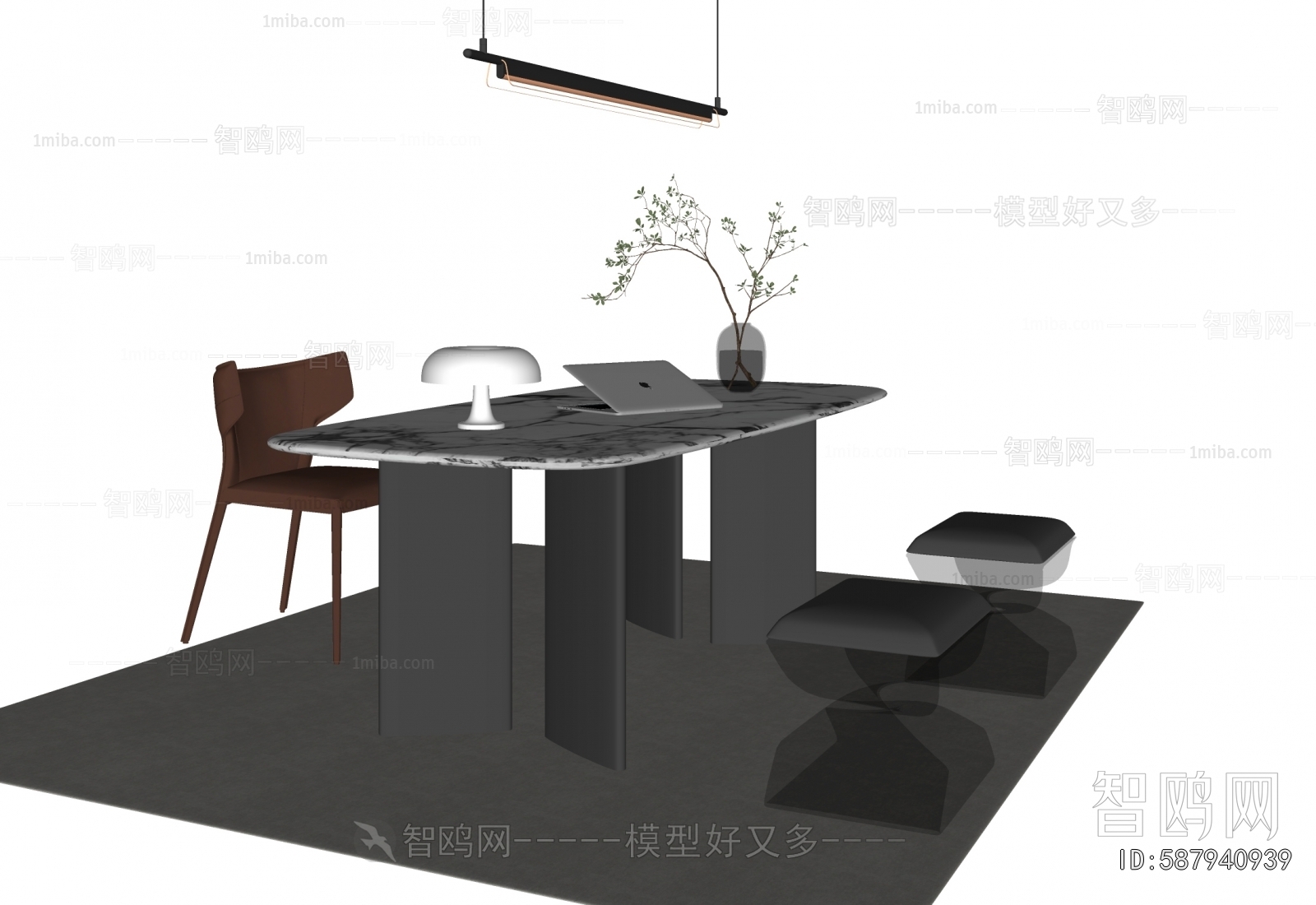 Modern Computer Desk And Chair