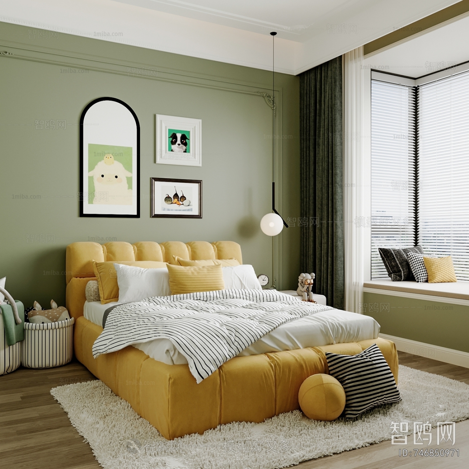 Modern Boy's Room And Son's Room