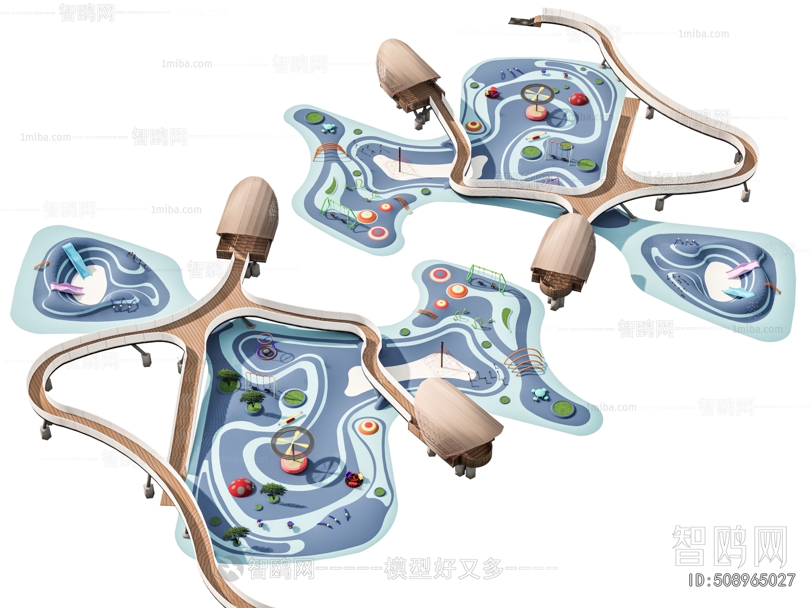 Modern Park Landscape