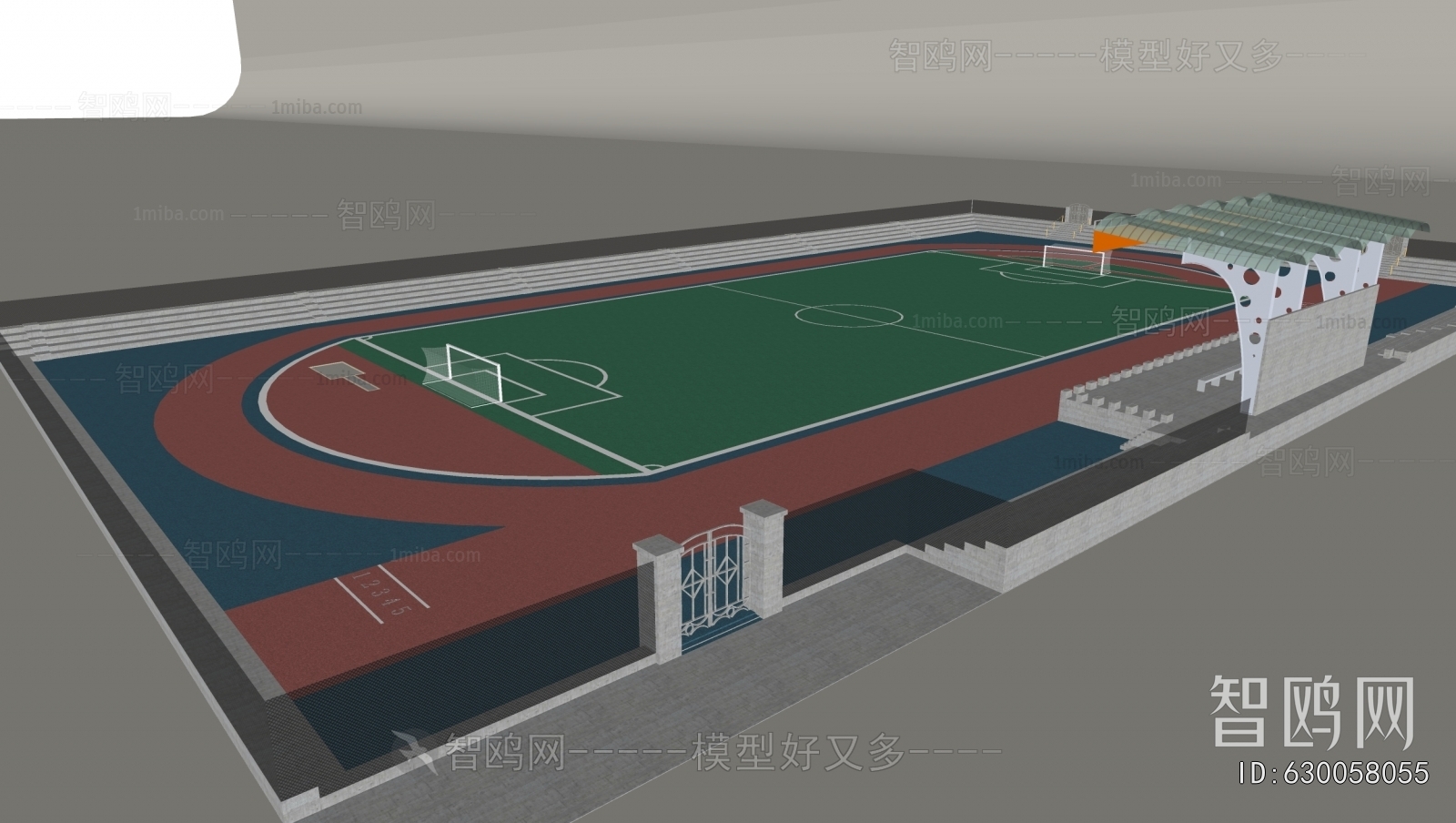 Modern Outdoor Sports Stadium