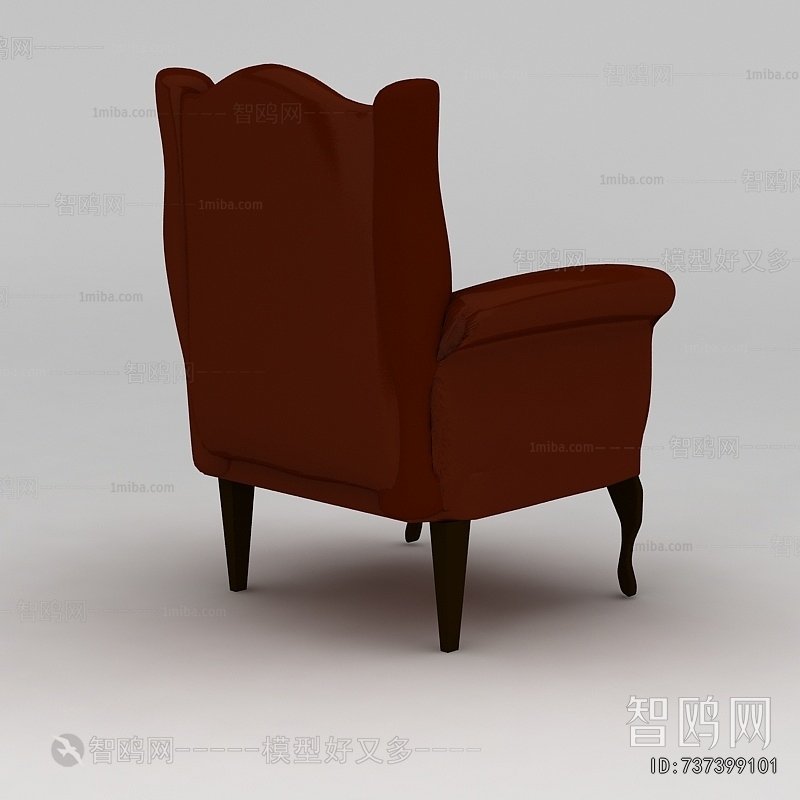 Simple European Style Single Sofa