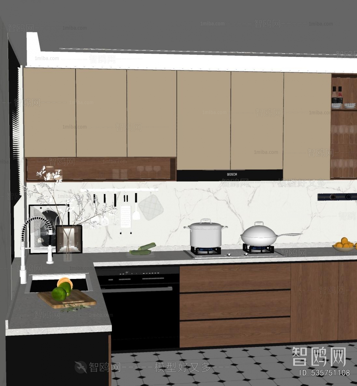 Modern The Kitchen
