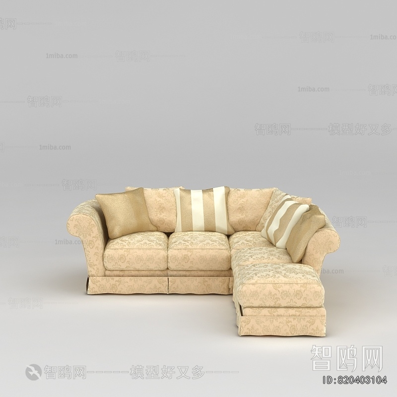 Simple European Style Corner Sofa