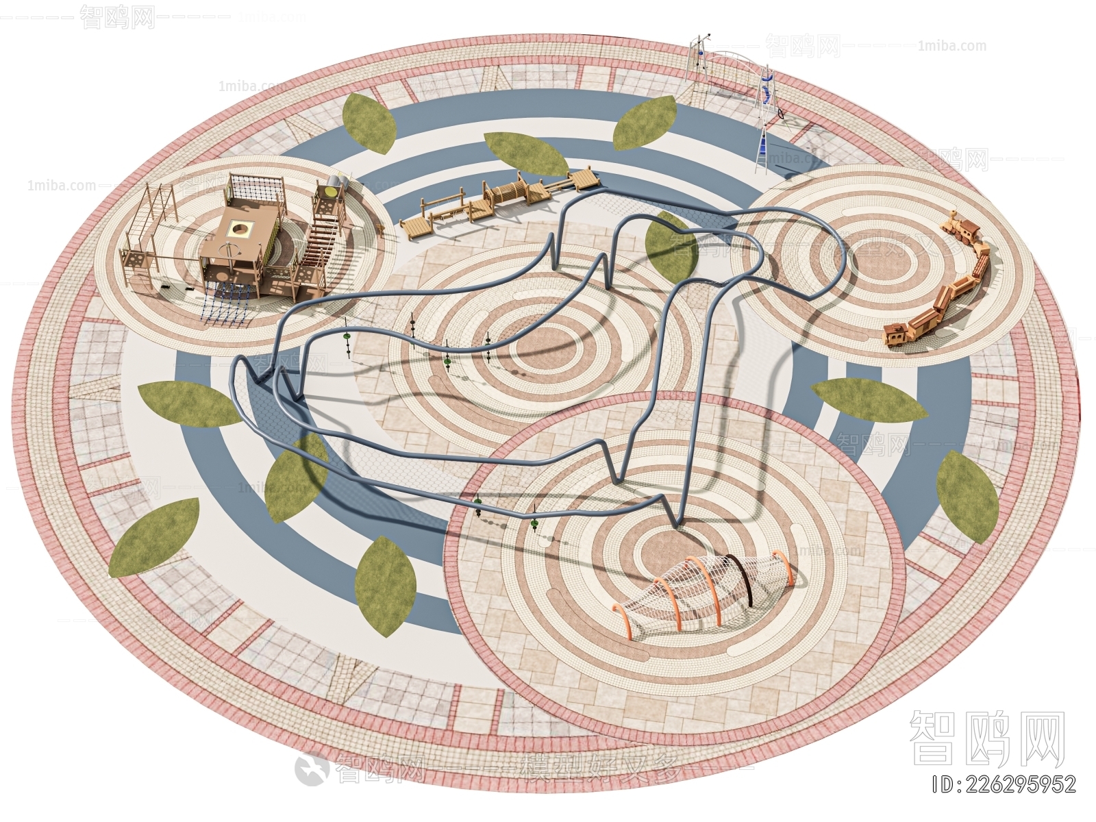 Modern Park Landscape