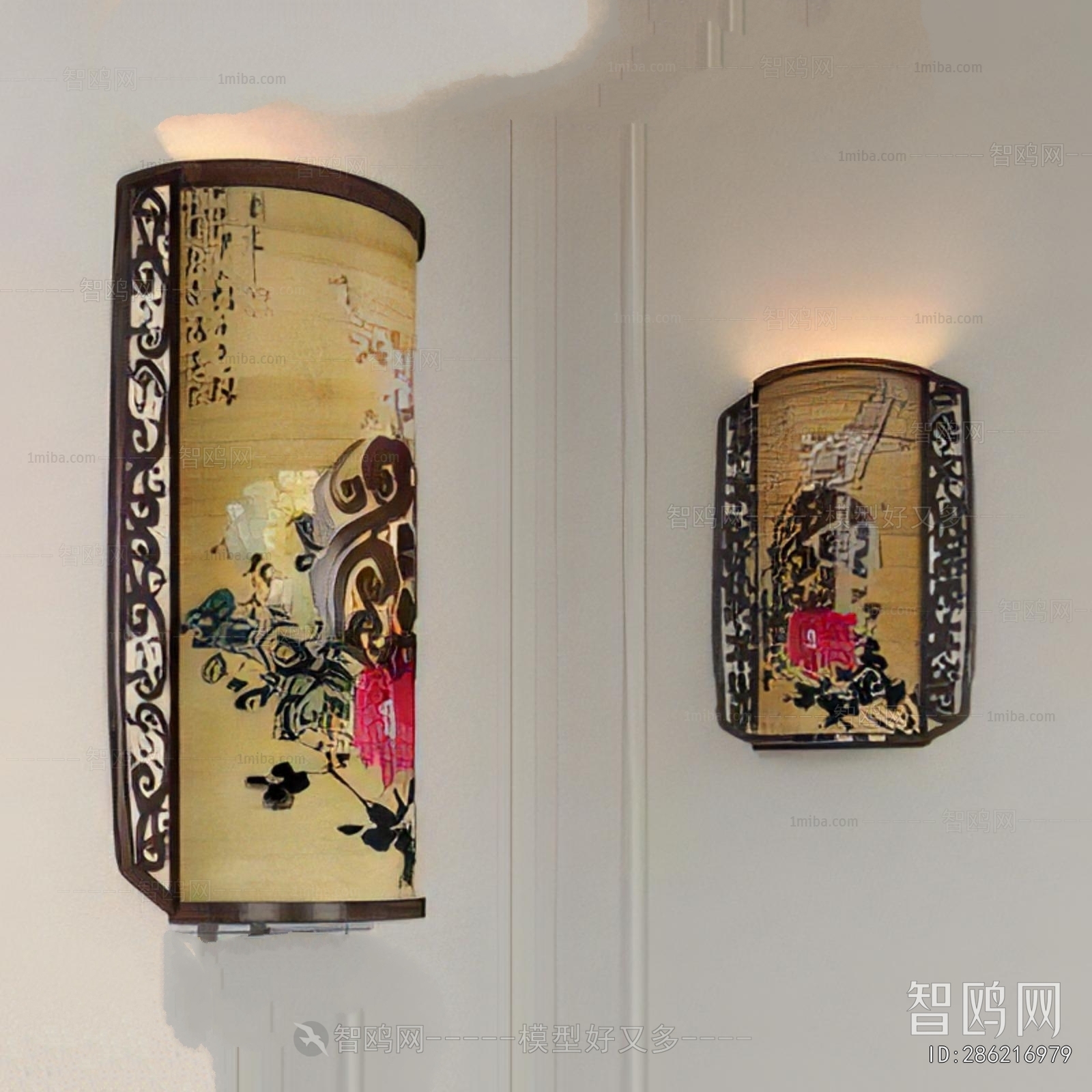 New Chinese Style Wall Lamp