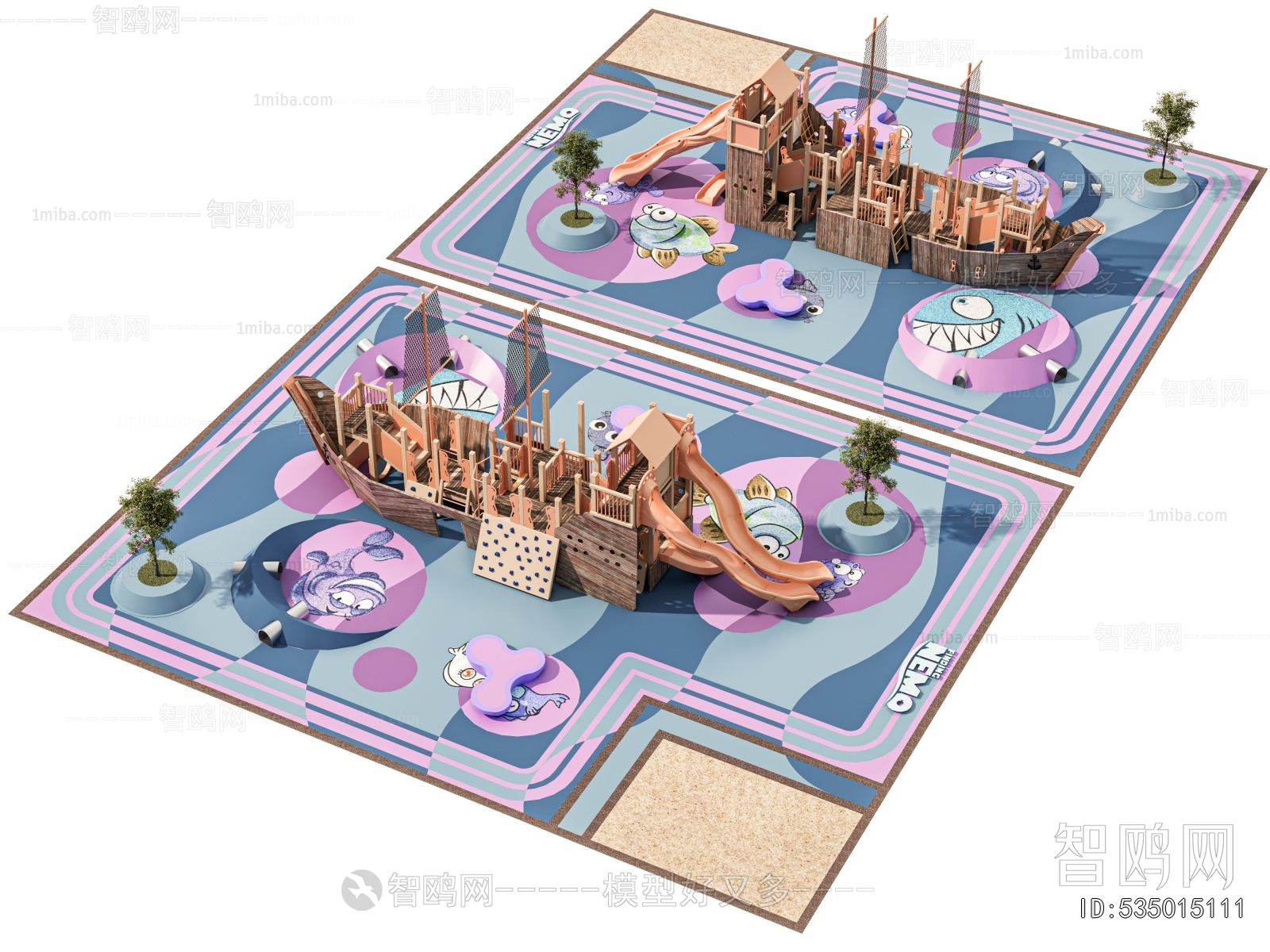 Modern Park Landscape