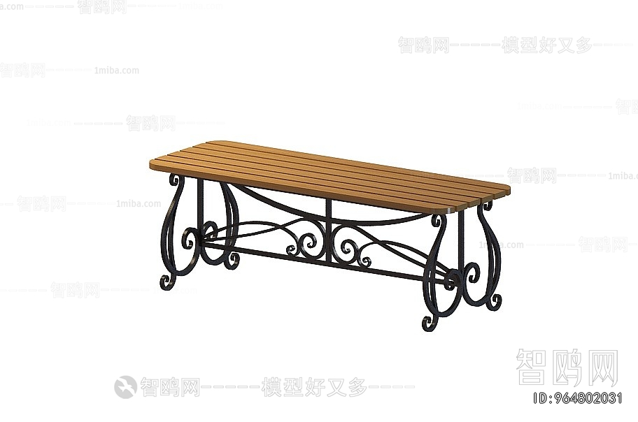 Simple European Style Bench