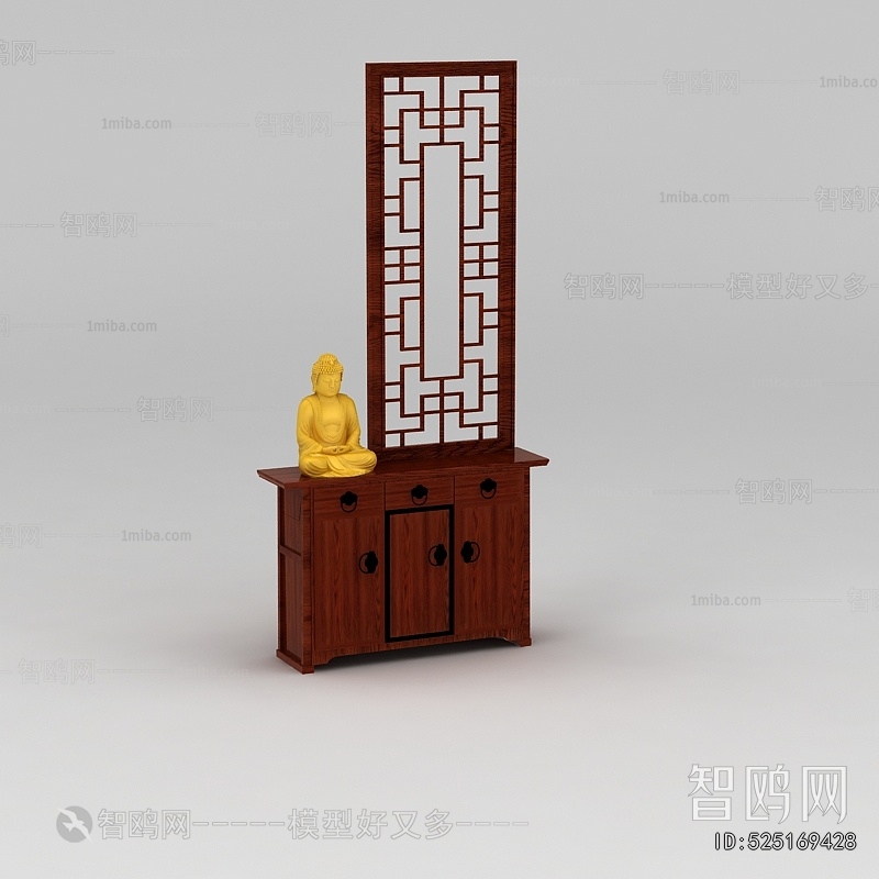 New Chinese Style Shoe Cabinet