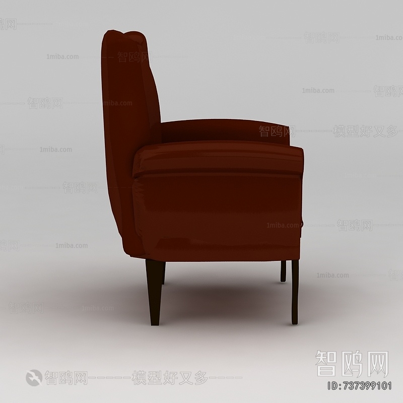 Simple European Style Single Sofa