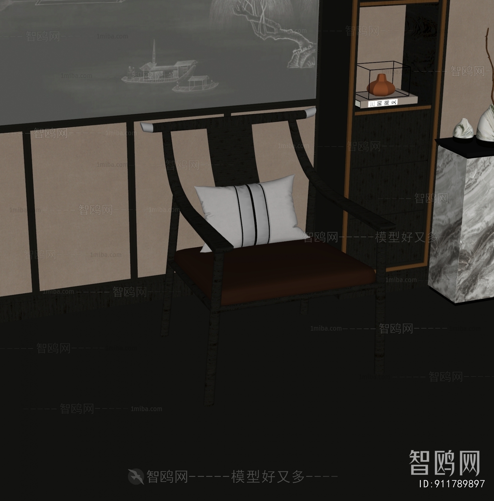 New Chinese Style Dining Chair