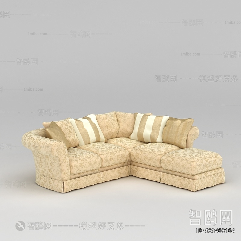Simple European Style Corner Sofa