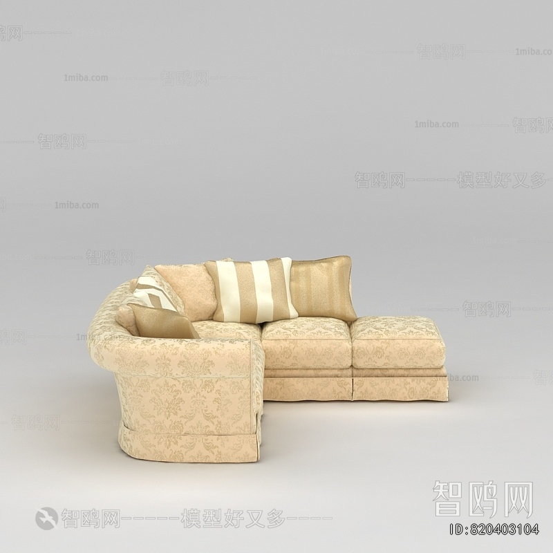 Simple European Style Corner Sofa