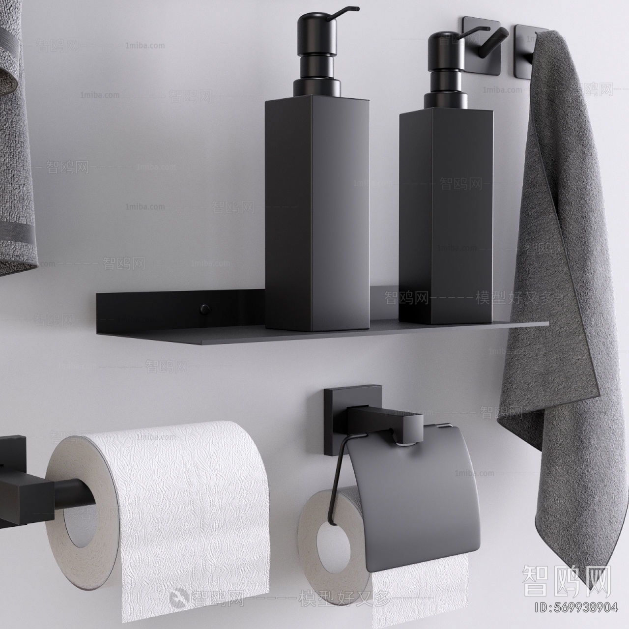 Modern Bathroom Rack
