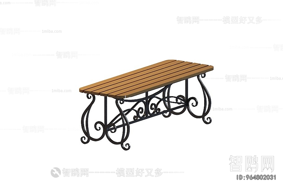Simple European Style Bench