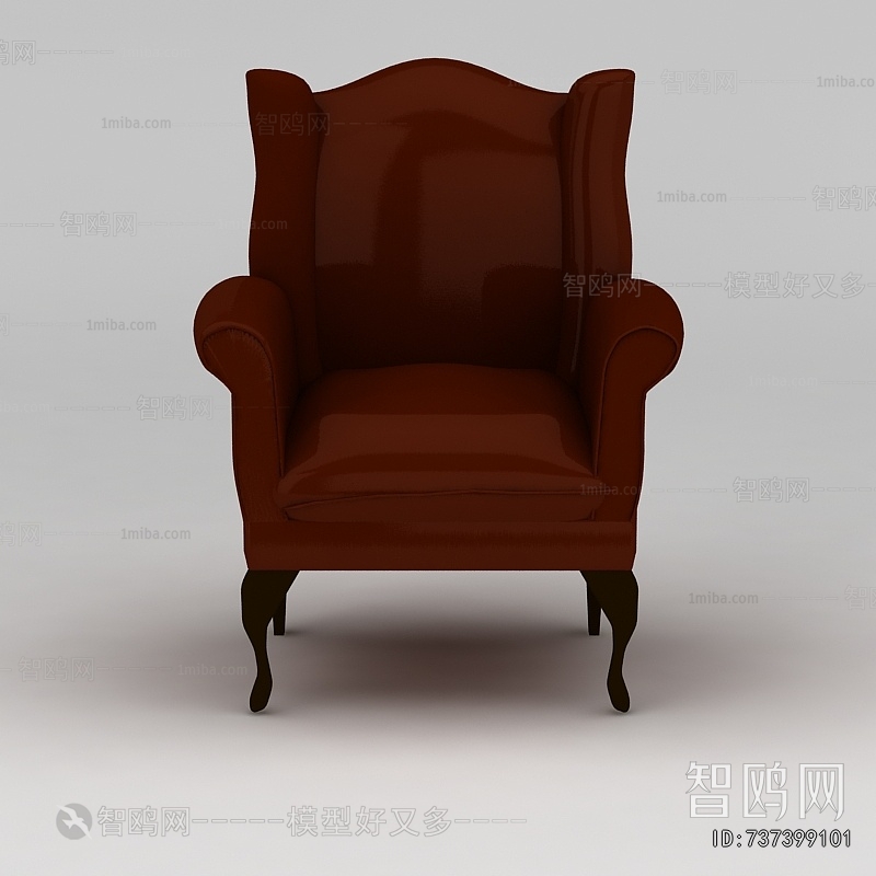 Simple European Style Single Sofa