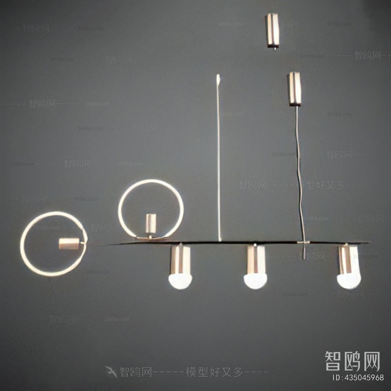 Modern Long Chandelier