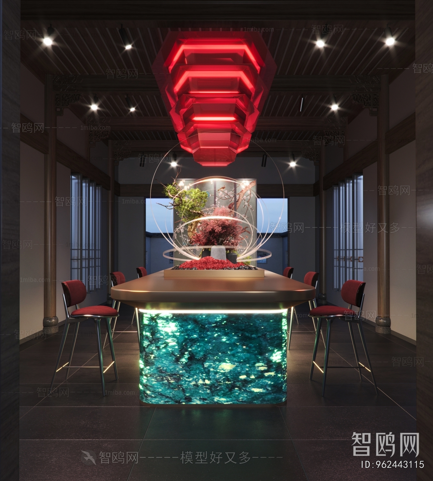 New Chinese Style Club Space