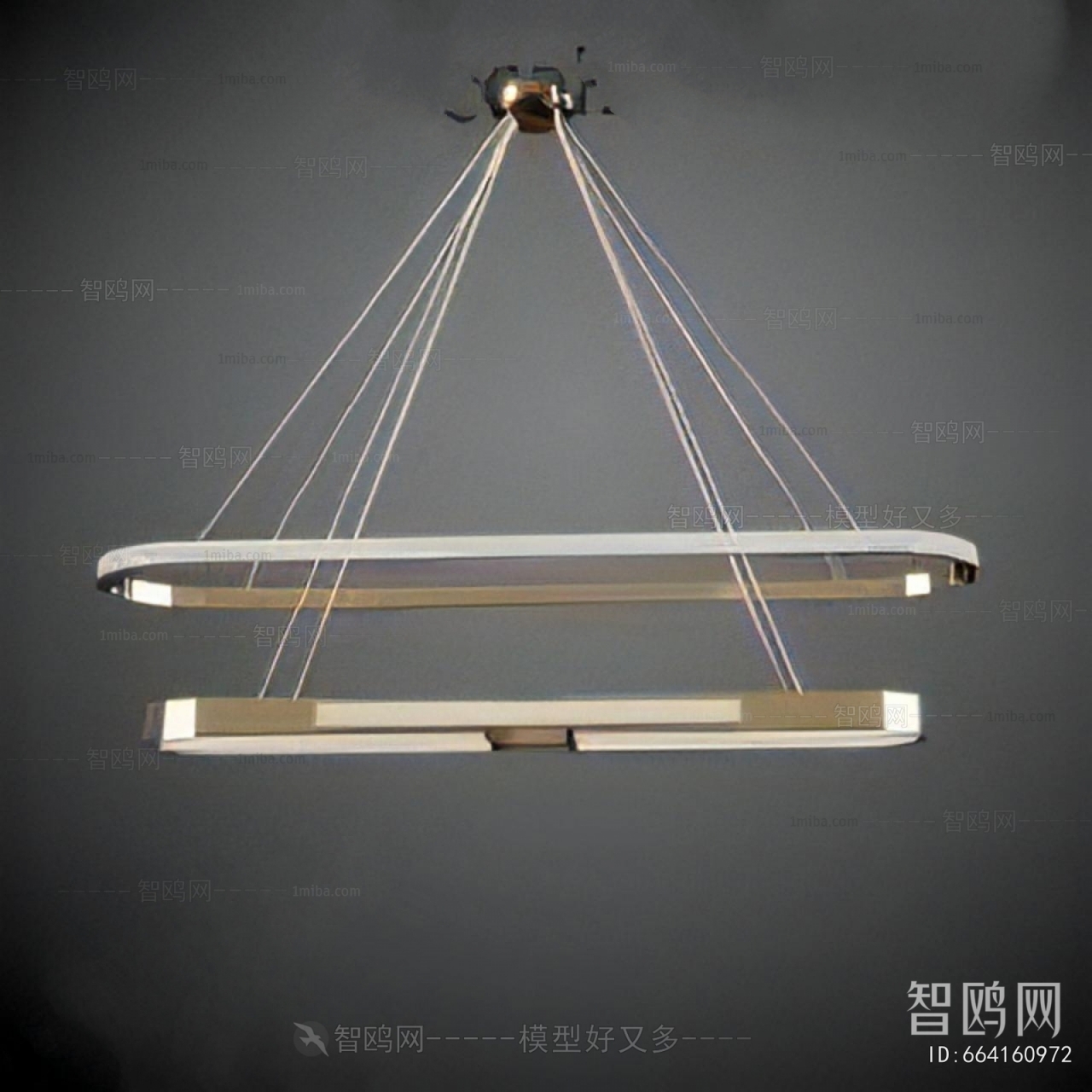 Modern Long Chandelier