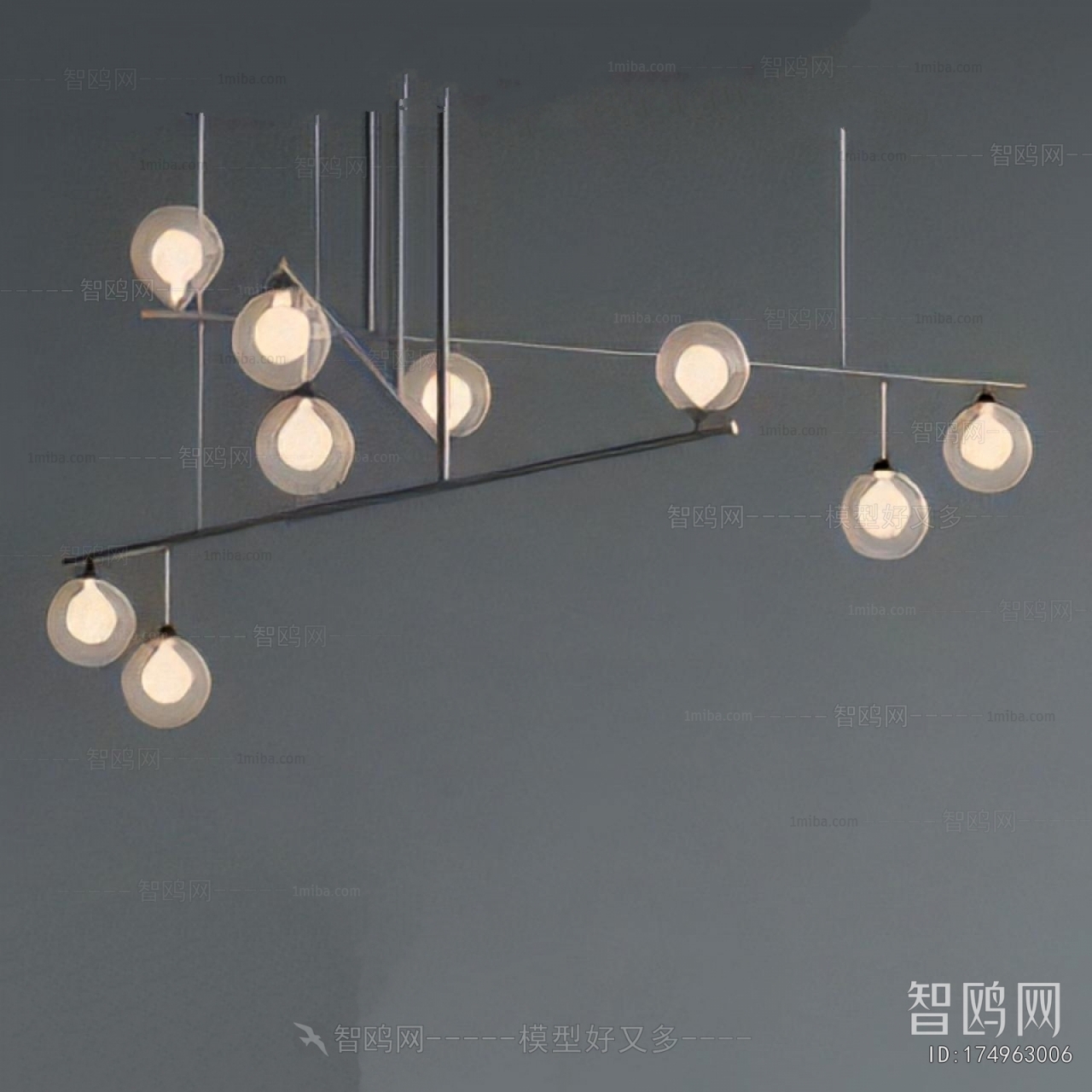 Modern Long Chandelier