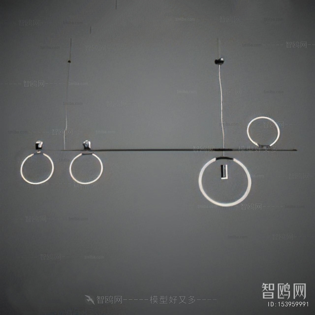 Modern Long Chandelier