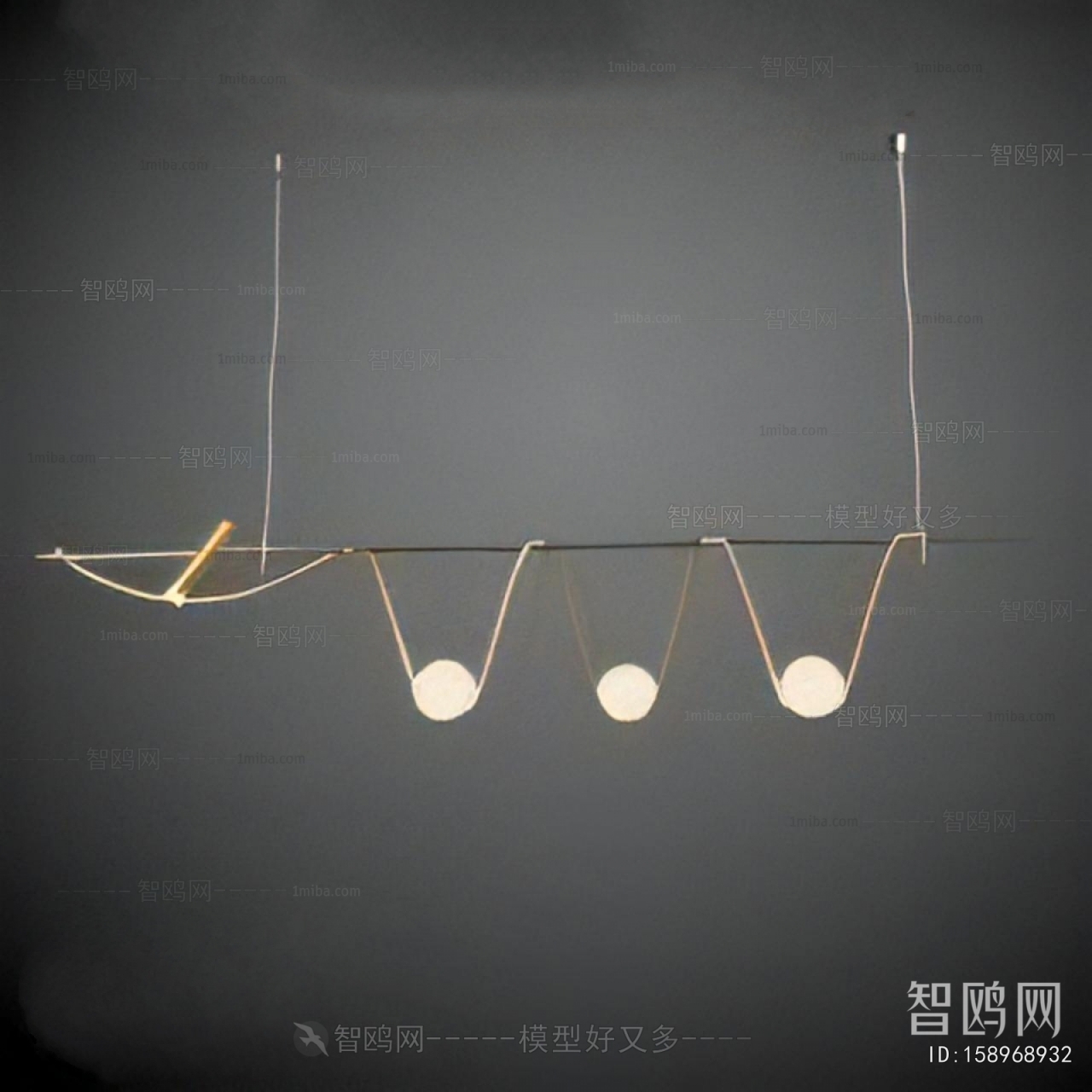 Modern Long Chandelier