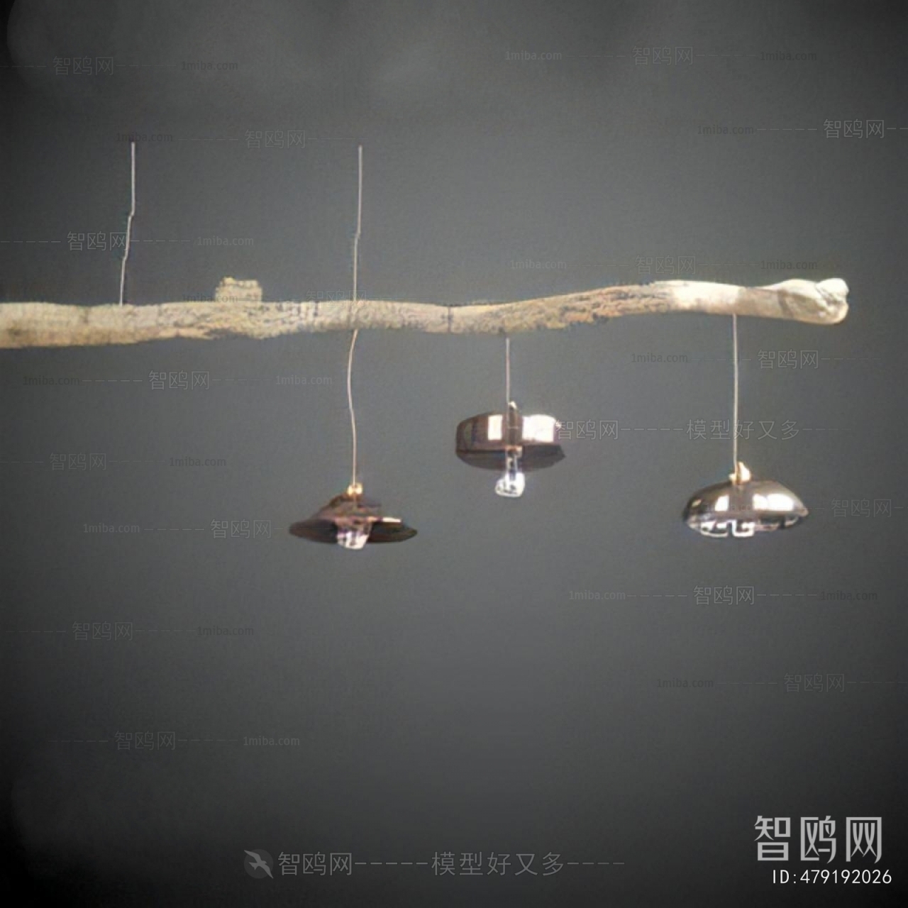 Wabi-sabi Style Long Chandelier