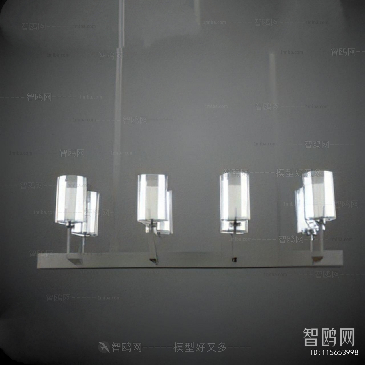 Modern Long Chandelier