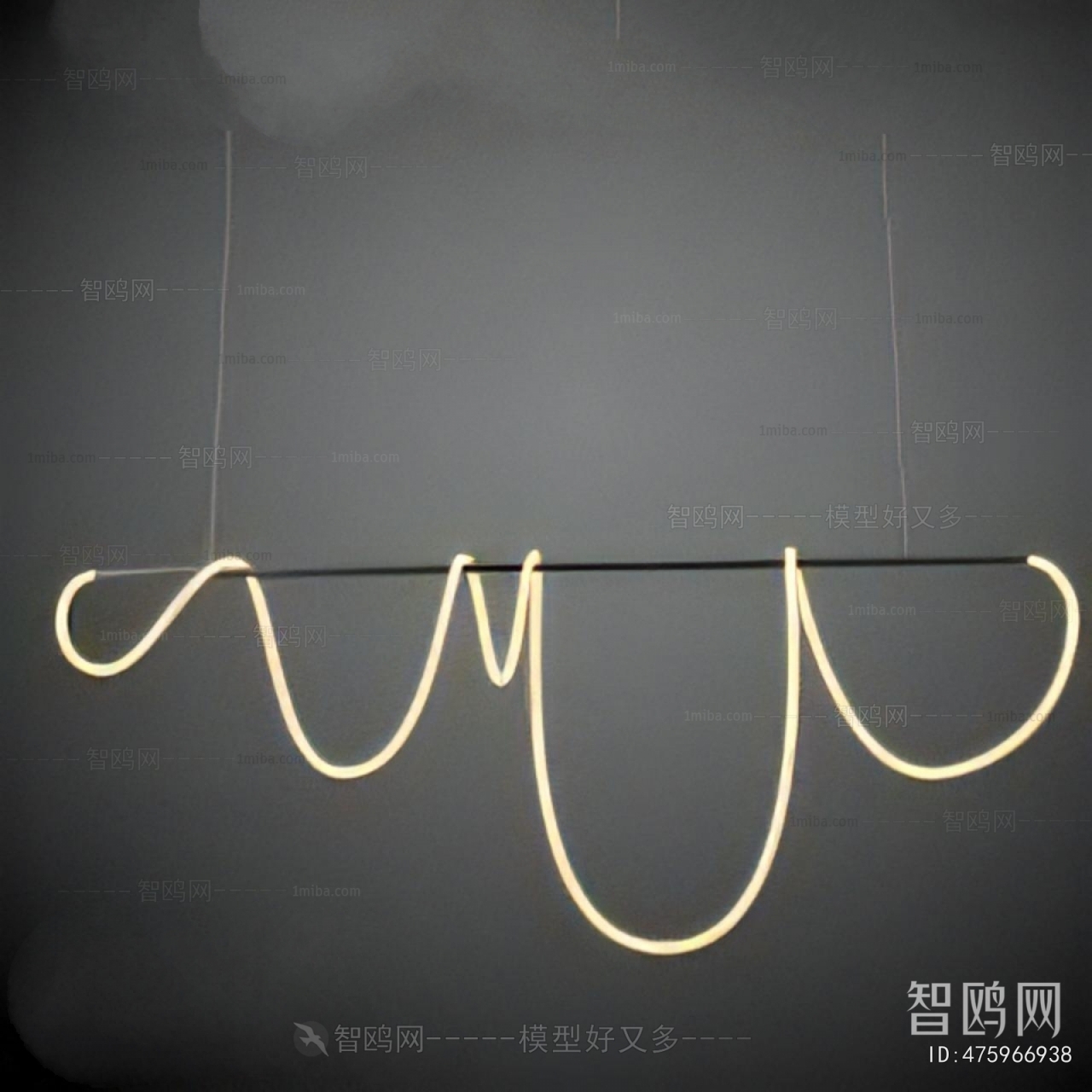 Modern Long Chandelier