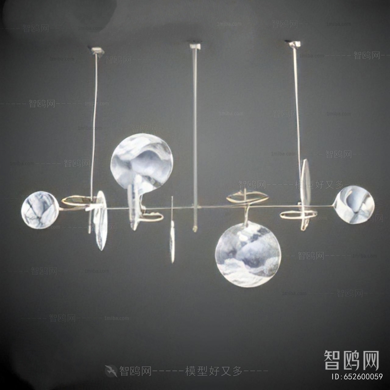 Modern Long Chandelier