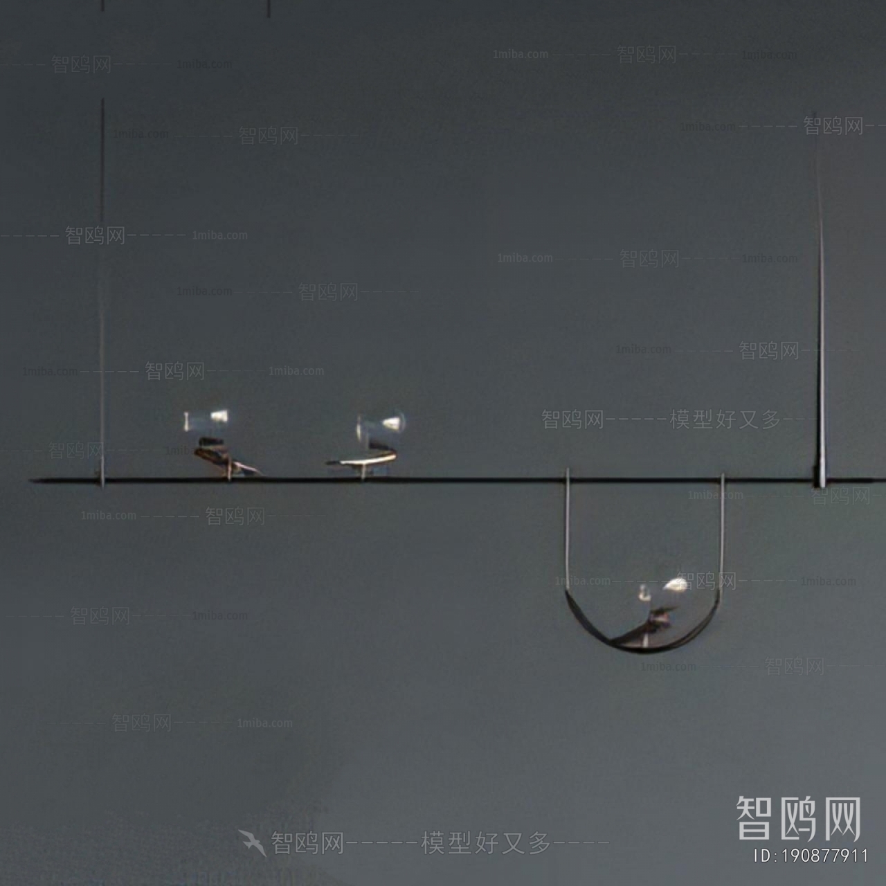 Modern Long Chandelier