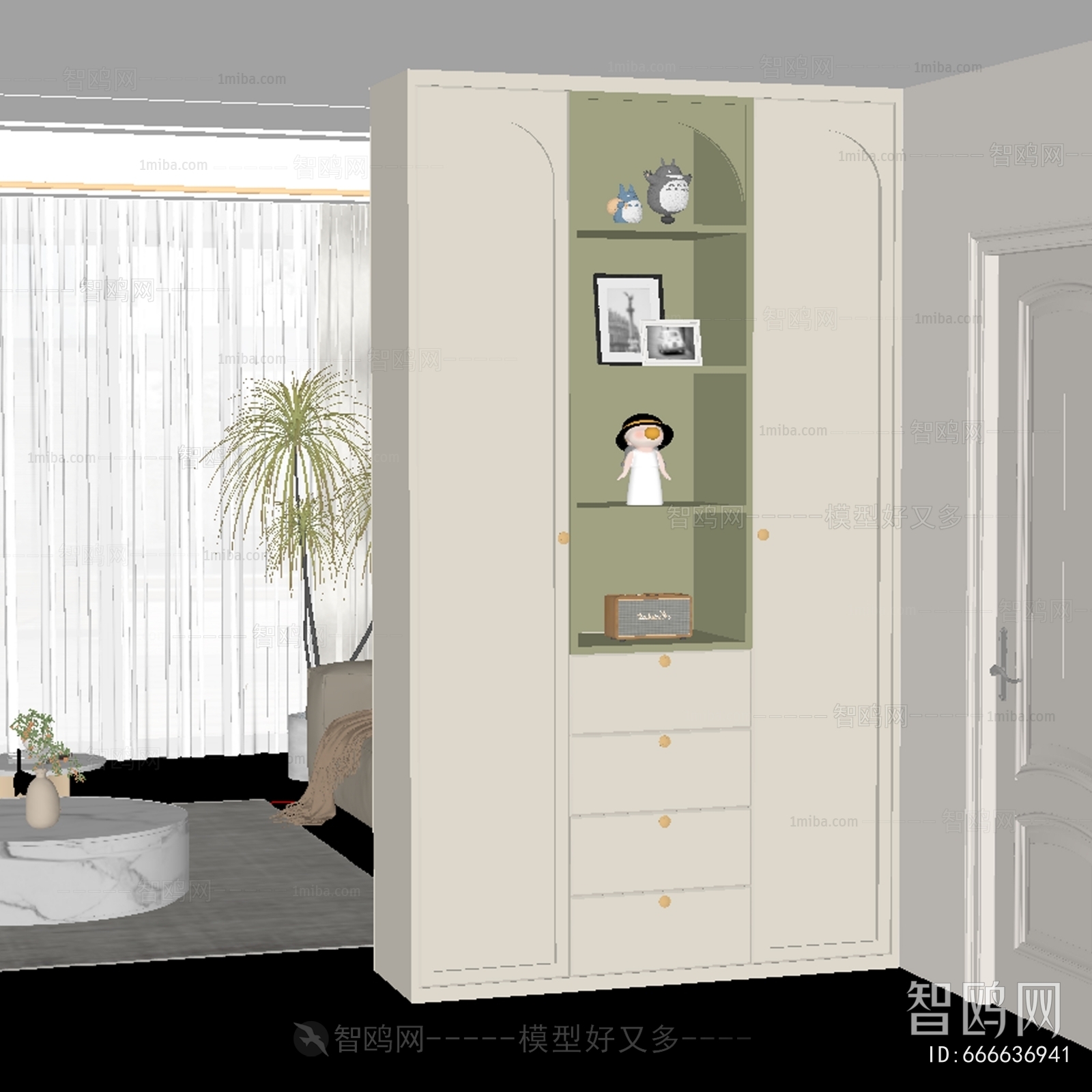 French Style Shoe Cabinet