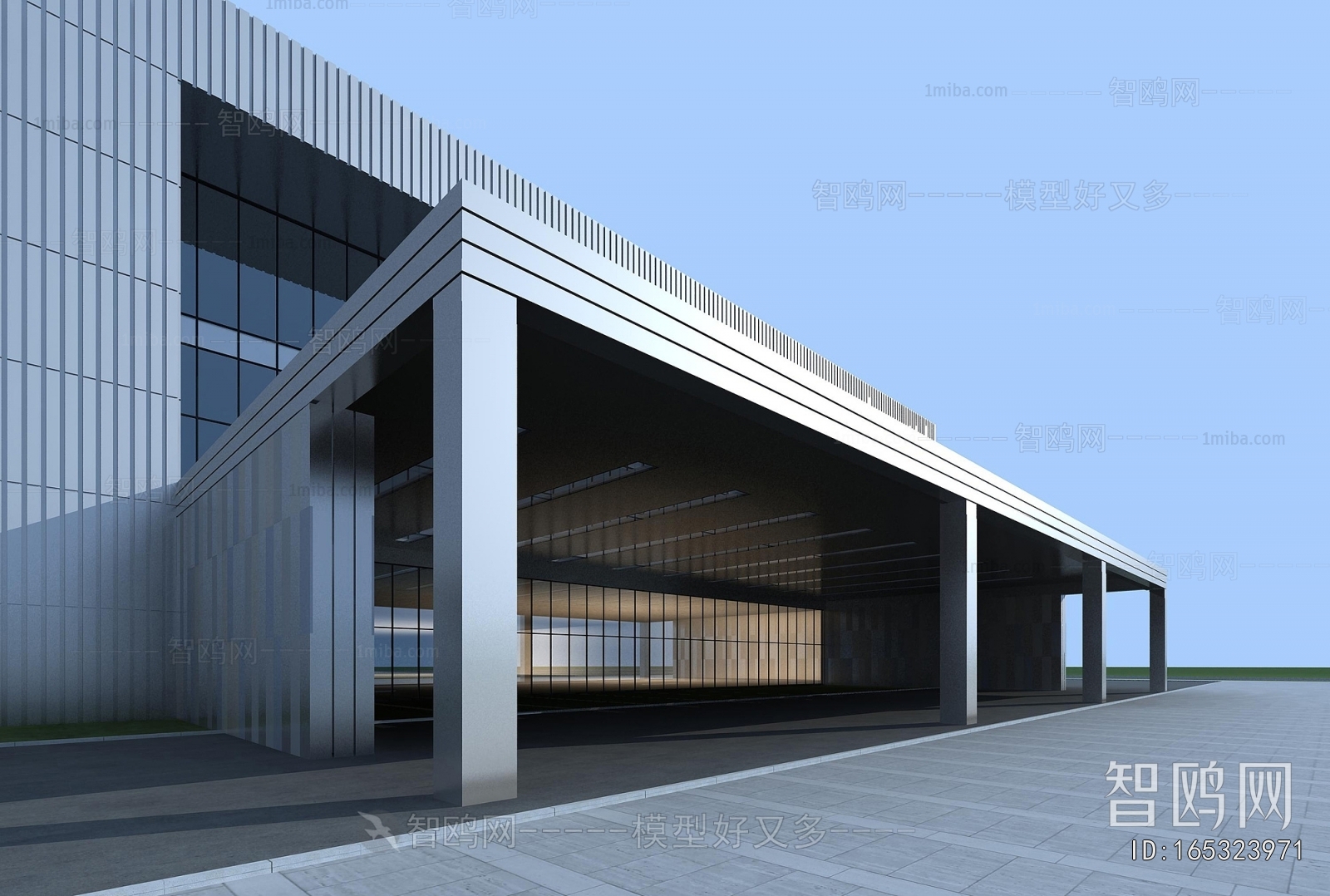 Modern Industrial Building