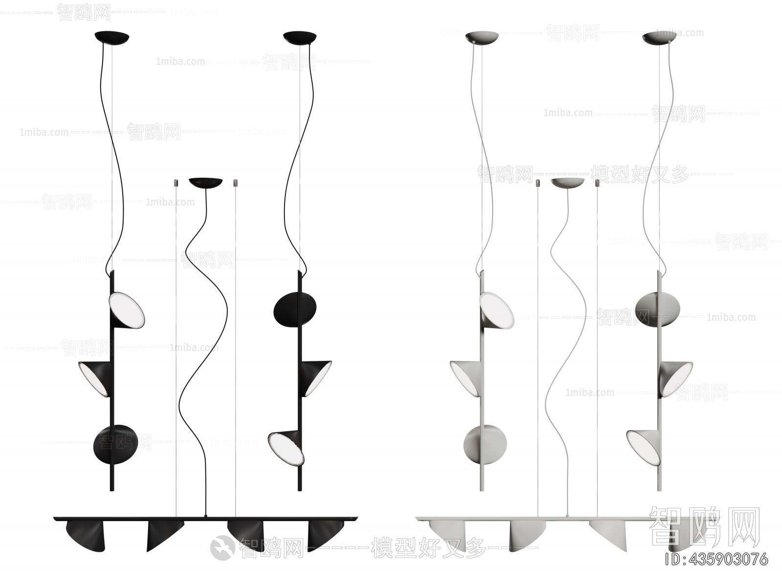 Modern Long Chandelier