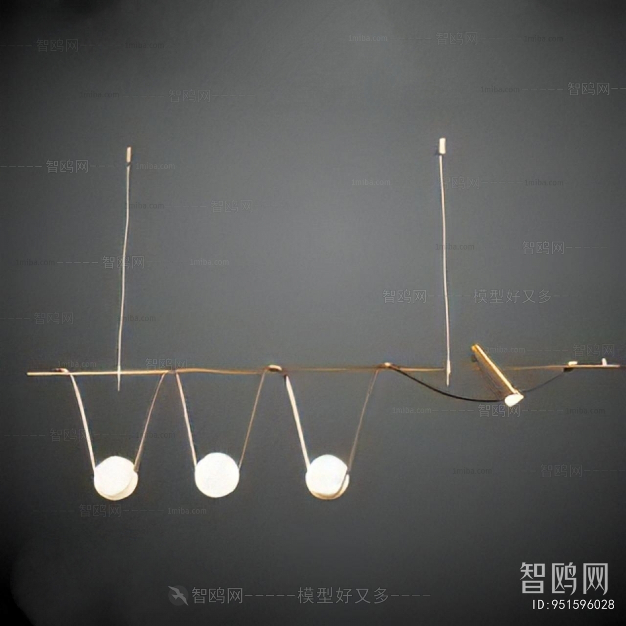 Modern Long Chandelier