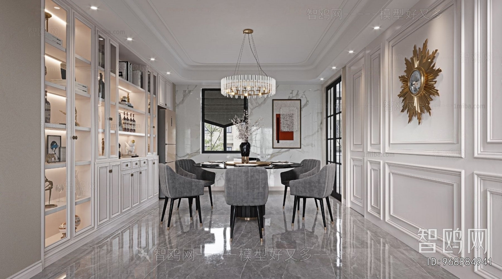 Simple European Style A Living Room