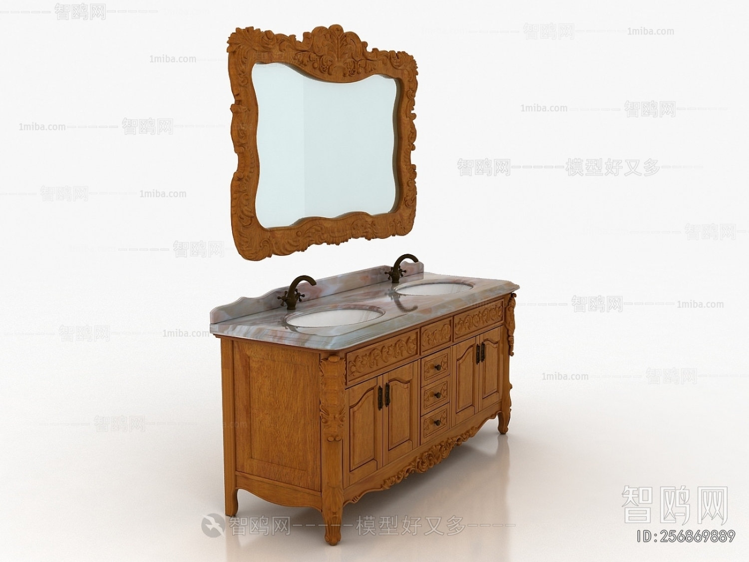 European Style Bathroom Cabinet