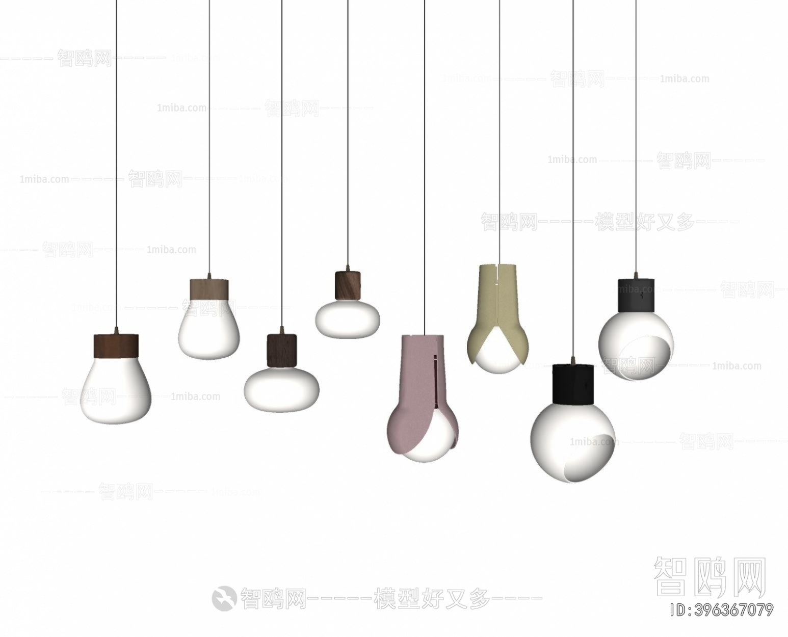 现代小吊灯组合