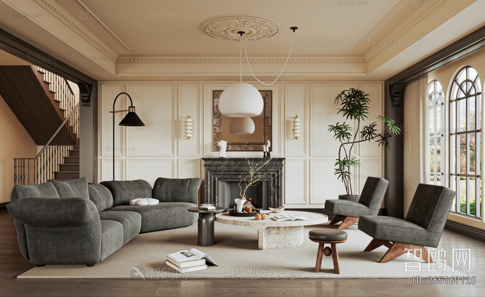 French Style A Living Room