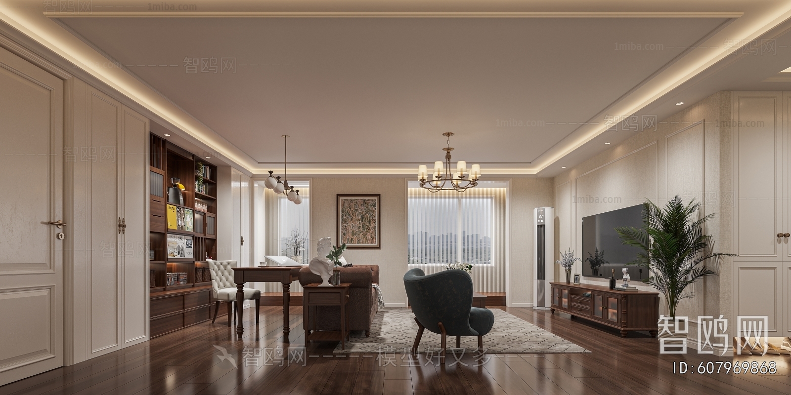 American Style A Living Room