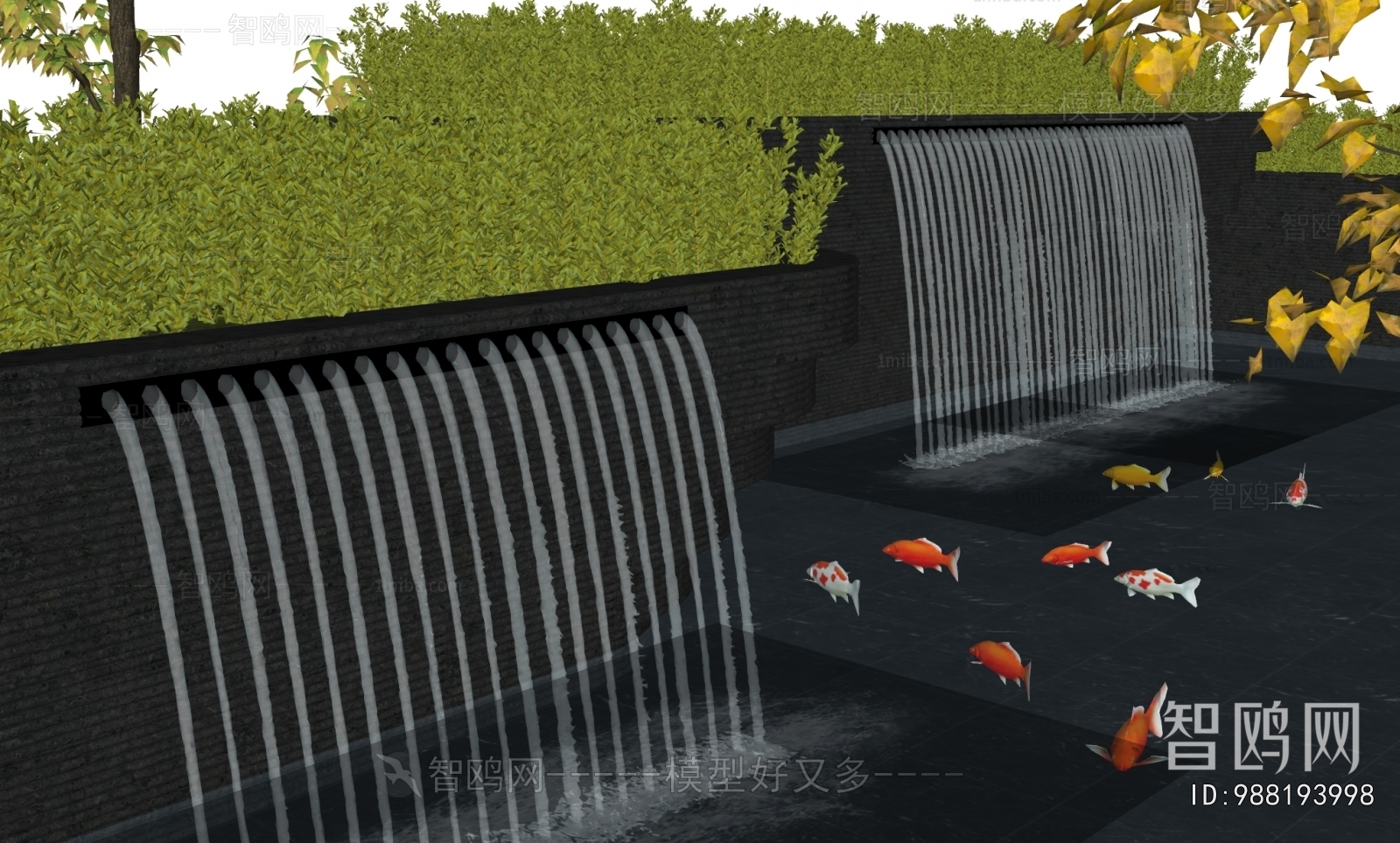 Modern Rockery Waterscape