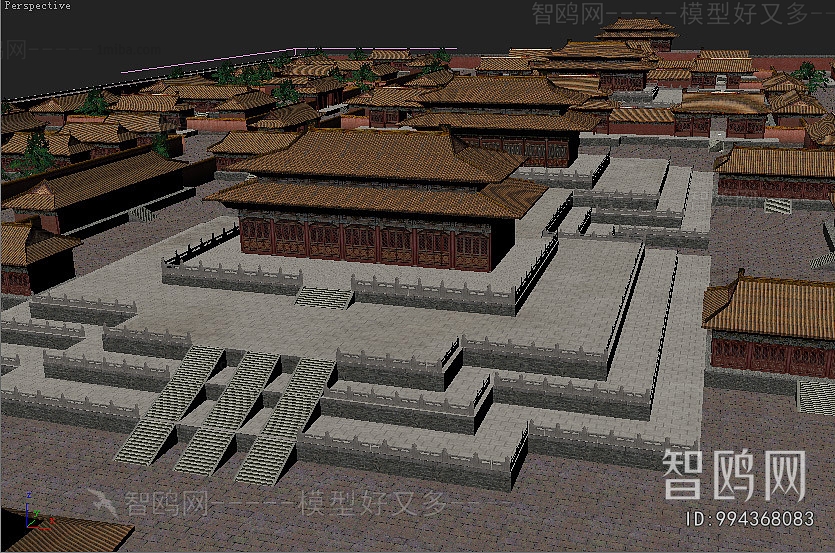 Chinese Style Ancient Architectural Buildings